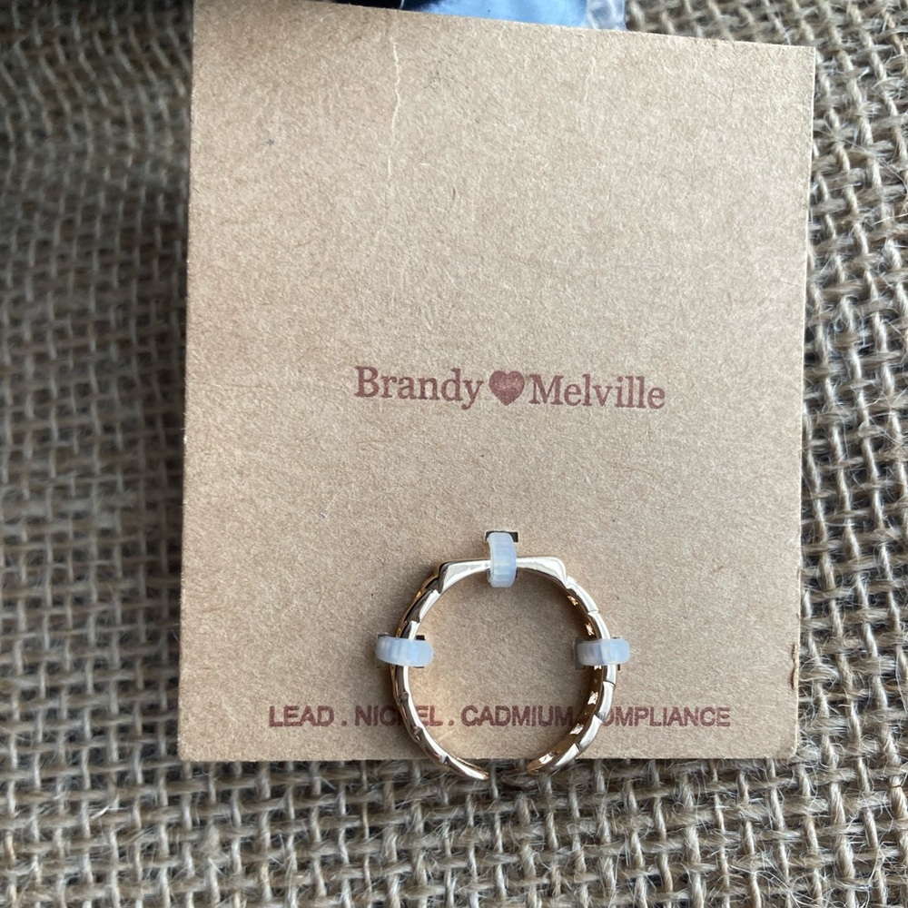 Brandy Melville Gold Chain Links Ring